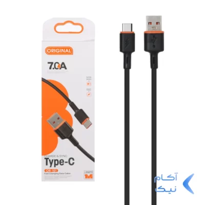 کابل شارژ فست Original Type-C مدل OR-101 - مشکی - DST (گارانتی شش ماهه)