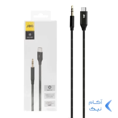 کابل JBQ Type-C To Aux مدل AX-C10 - مشکی (گارانتی یکساله رصاصی)