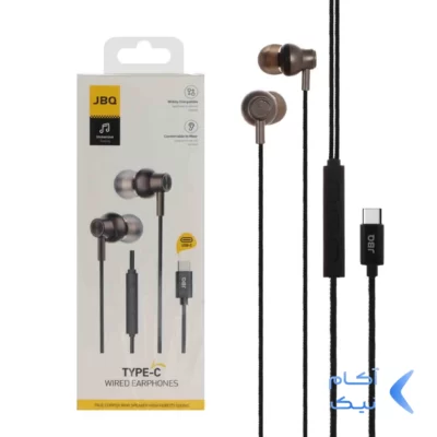 هندزفری با سیم با پورت JBQ Type-C مدل EP-101 - مشکی (گارانتی یکساله رصاصی)