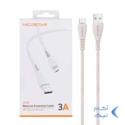 کابل شارژ فست اندروید Hicostar مدل 101M - سفید