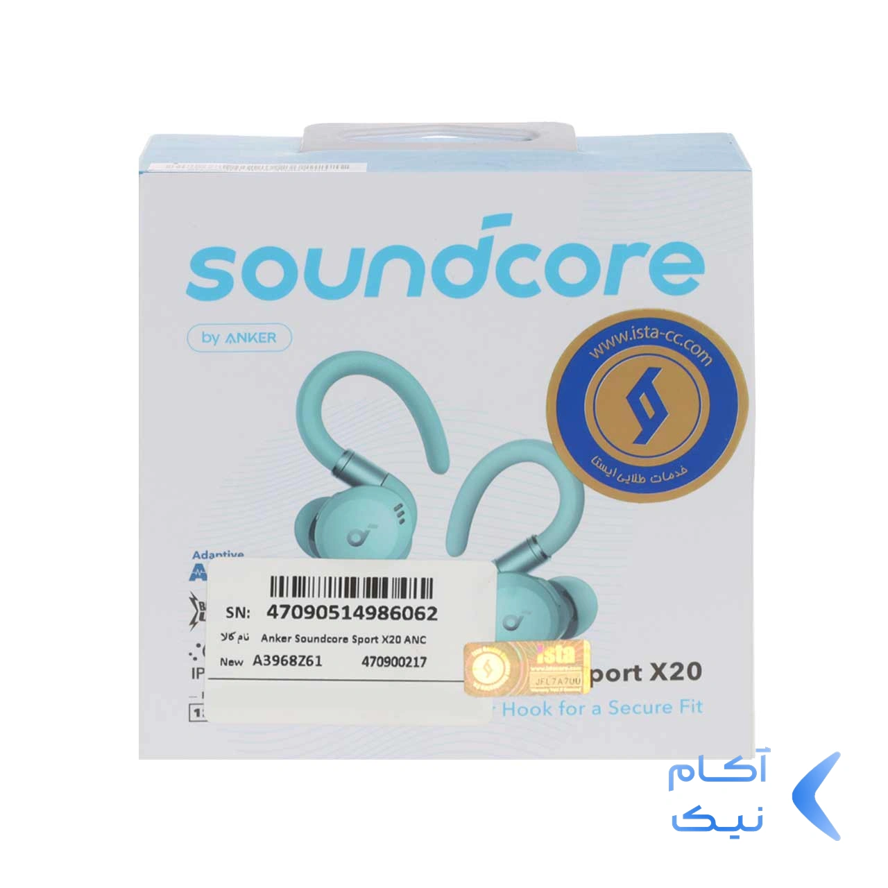 1666492_6AIc2f0eb-1.webp ایربادز بی سیم ANKER مدل Sport X20 ANC A3968Z61 - سبز (گارانتی 18 ماهه حافظه طلایی ایستا)