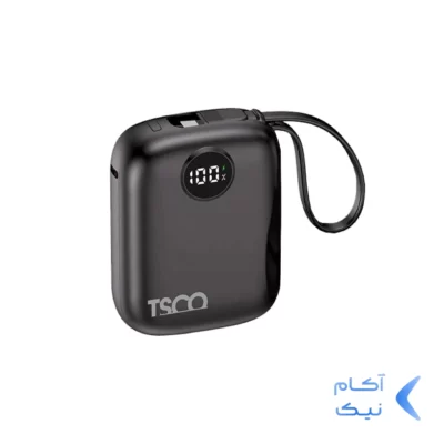 پاوربانک فست شارژ TSCO 10000mAh مدل TP 1007 20W - مشکی