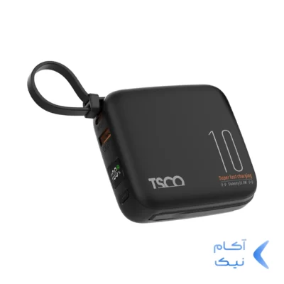 پاوربانک فست شارژ TSCO 10000mAh مدل TP 1005 22.5W - مشکی
