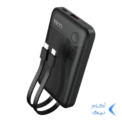 پاوربانک فست شارژ TSCO 10000mAh مدل TP 1011 22.5W - مشکی