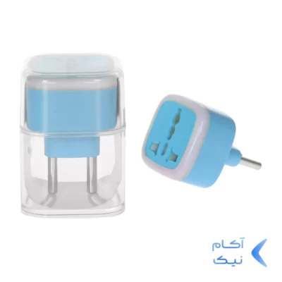 تبدیل برق 3 به 2 مدل M-03 - آبی - MMS