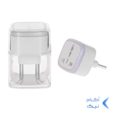 تبدیل برق 3 به 2 مدل M-03 - سفید - MMS