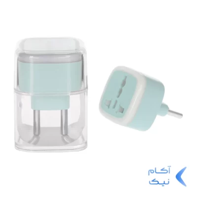 تبدیل برق 3 به 2 مدل M-03 - سبز - MMS