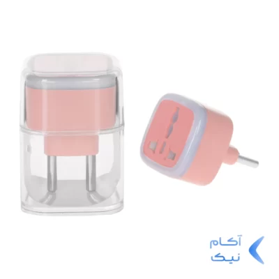 تبدیل برق 3 به 2 مدل M-03 - گلبهی - MMS