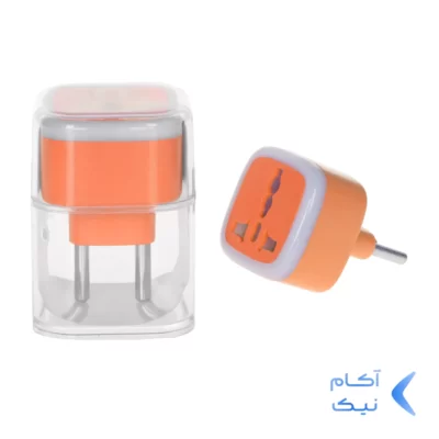 تبدیل برق 3 به 2 مدل M-03 - نارنجی - MMS